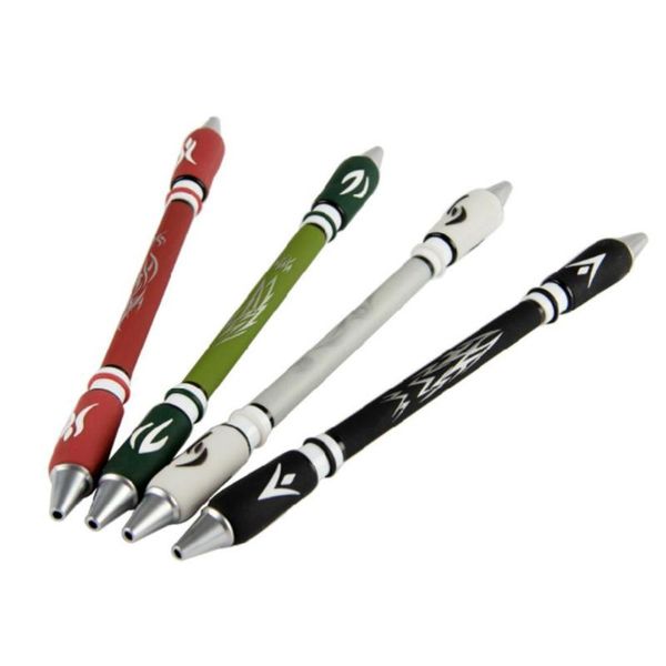 

1pc professional spinning ballpoint pen turn the pen wind 21cm forest dropshipping transfer wholesale volcano student