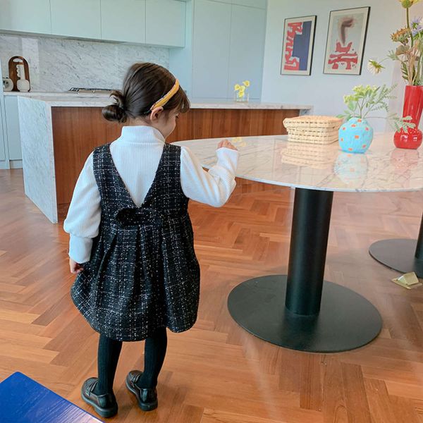 

special price return no change autumn winter girls' suit children's drs two piece set, Red;yellow