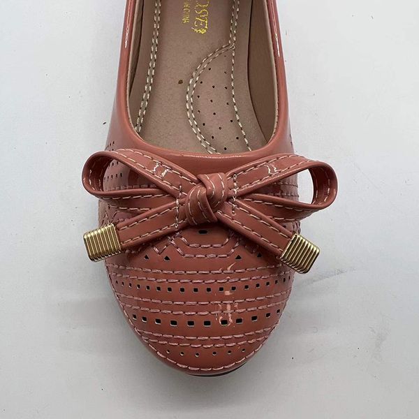 

fashion women's casual shallow flat sole shoes solid color versatile characteristic bow hollow out 30#, Black;white