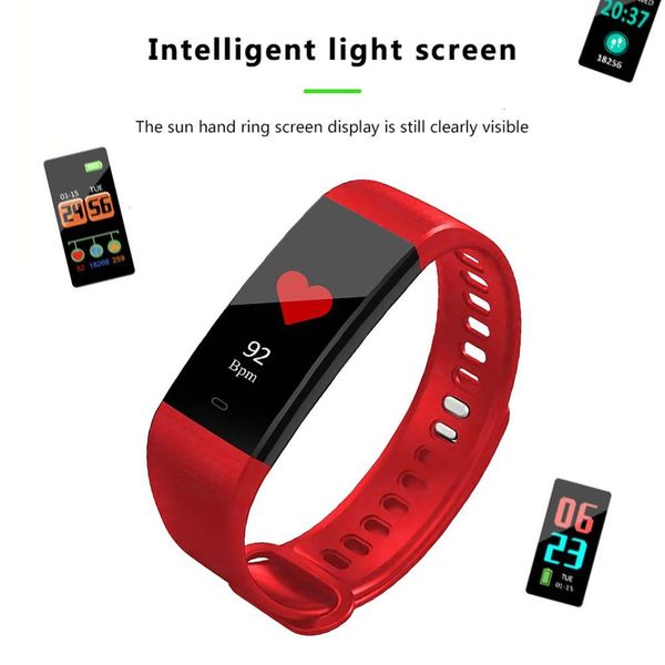 

y5 multifunctional wristband, elastic intelligent sports watch with heart rate control and step counter