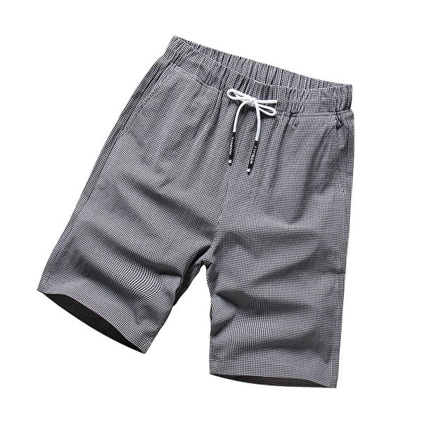 

2021 new luyzjzen tag summer fashion men in straight occasional short printing from slim fit k47 lv40, White;black