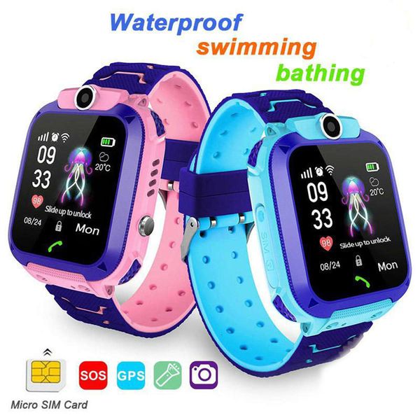 

q12b children's touch screen smart watch, android, ios, 2g, sim card locator, waterproof
