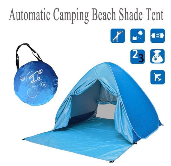 

tents and shelters 165Ã150Ã110cm automatic tent instant up beach lightweight uv protection sun shelter outdoor camping 8141