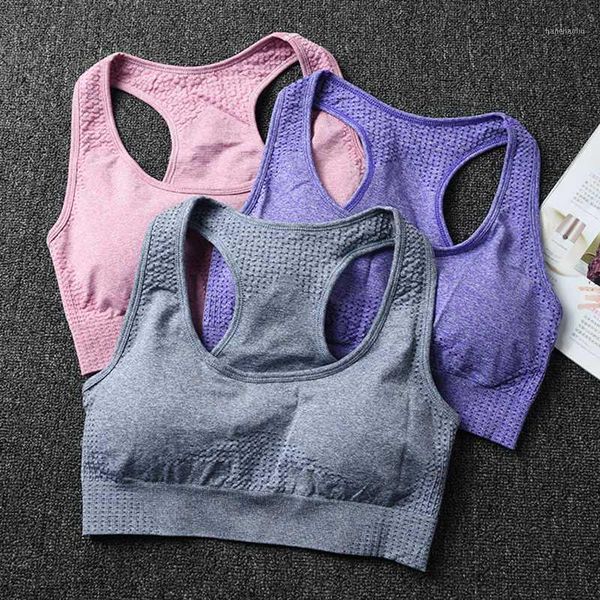 

gym clothing vital seamless sports bra medium support running racerback yoga vest type brassiere sport woman fitness activewear1, White;black