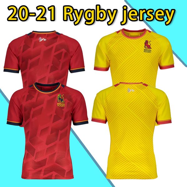 

2020 2021 international league spain home rugby jersey 20 21 national team spain rugby jerseys league rugby shirts, Black;yellow