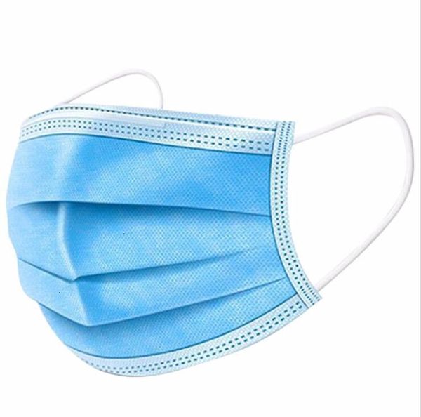 

pcs masks thick stock face 800 in disposable 3-layer masks with earloops for salon, home use comfortable in stock mask