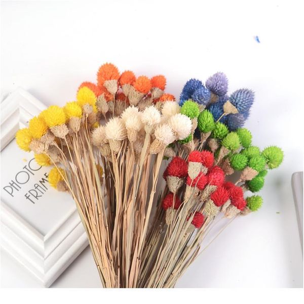 

15pcs artificial flower strawberrie grass dried flower bouquet handmade for wedding home christmas decoration diy wreat jllsvy