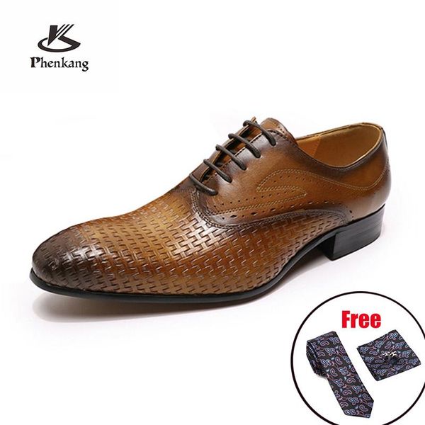 

phenkang роскошные итальянской обуви оксфорд мужчина официально платье new black suede mix-color узелок остроконечных toe кожа обувь для муж