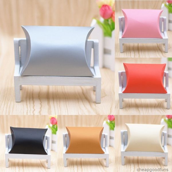 

u factory shape candy kraft pillow favor anti-scratch box sweet boxes wedding party gift bag 7u