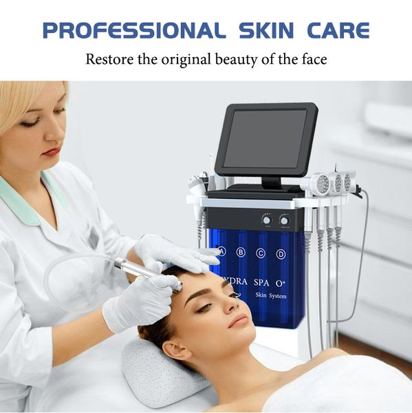 Professionelle 8 IN 1 Hydrofacial Dermabrasion Clean Skin Machine Hydro Facial Skin Care Wasser Sauerstoff Peeling Spa Dermabrasion Machine