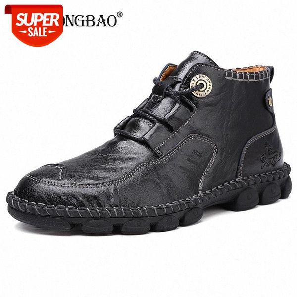 

new autumn early winter leather man ankle boots men work boots autumn men shoes casual shoes fashion men's boots big size 38-48 #ma1m