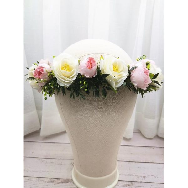 

women wedding flower crown festival headband women wedding hair accessories girl bridal floral garland wedding floral jllvol
