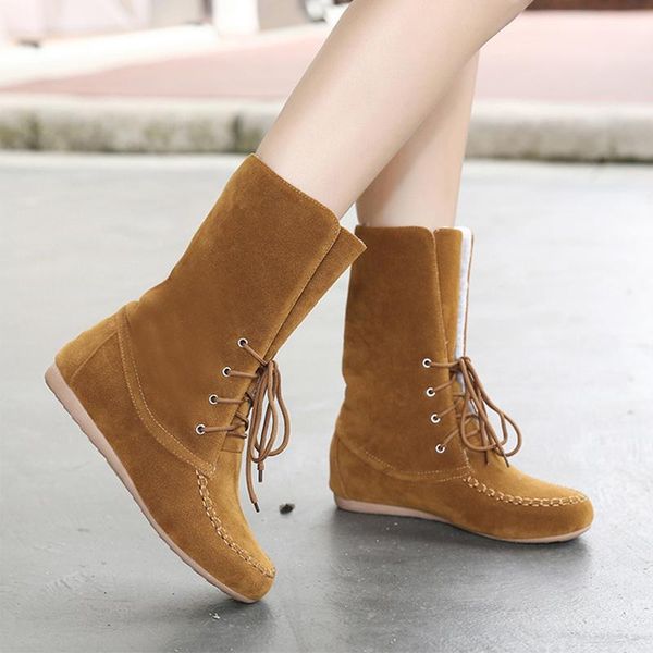 

women snow boots fashion winter warm ladies fur boots causal female soft short booties botas de mujer furry woman snow shoes, Black