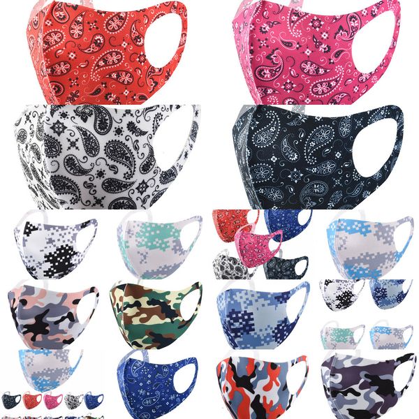

ubcvfu wholesale mask fashion face masks printed cartoon camo ice silk facemask sunscreen spring summer dustproof dust mouth n