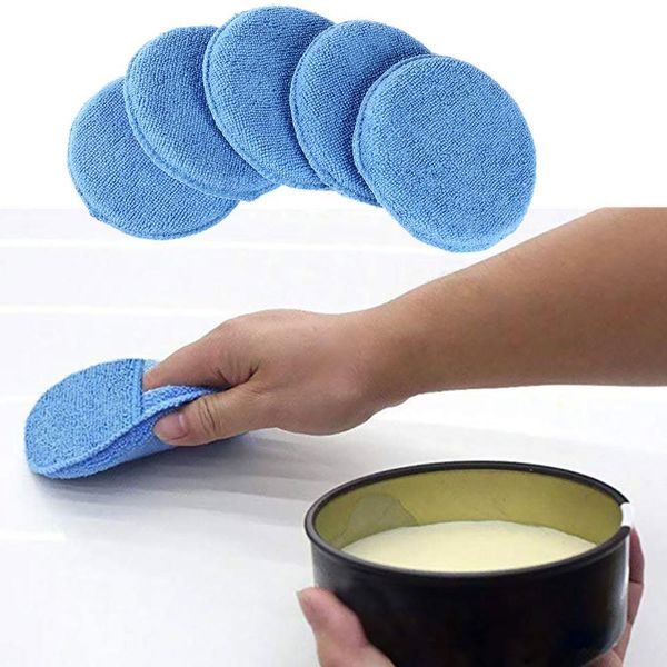 

car foam sponge 12pcs foam sponge wax applicator cleaning detailing pads car waxing polish car home care cleaning yellow 10cm h wmtevk