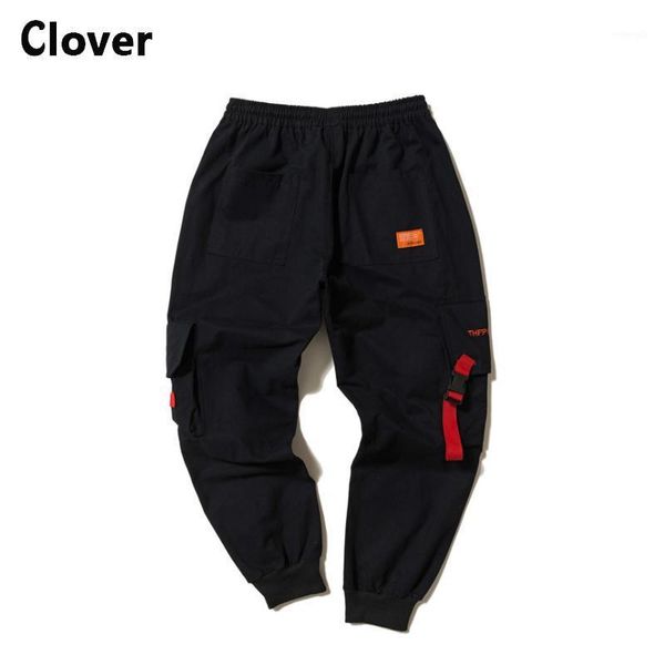 

men hip hop black cargo pants joggers sweatpants overalls men streetwear harem pants fashions trousers1
