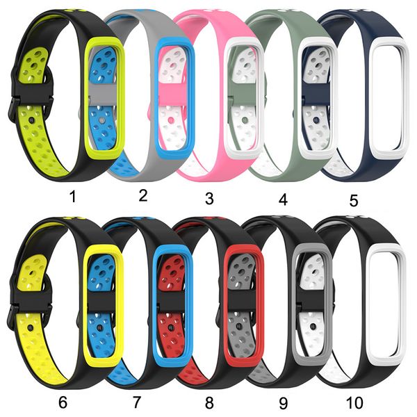 Cinturino da polso di ricambio a fascia di orologio in silicone per Samsung Galaxy FIT2 SM-R220 Bracciale per Samsung Galaxy Fit 2 Accessori