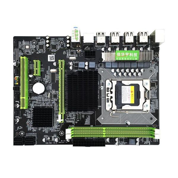 

x58 pro desktop материнских плат с разъёмом lga 1366 разъем для e5502 l5506 w3503 ec3539 lc3528 2xddr3 dimm