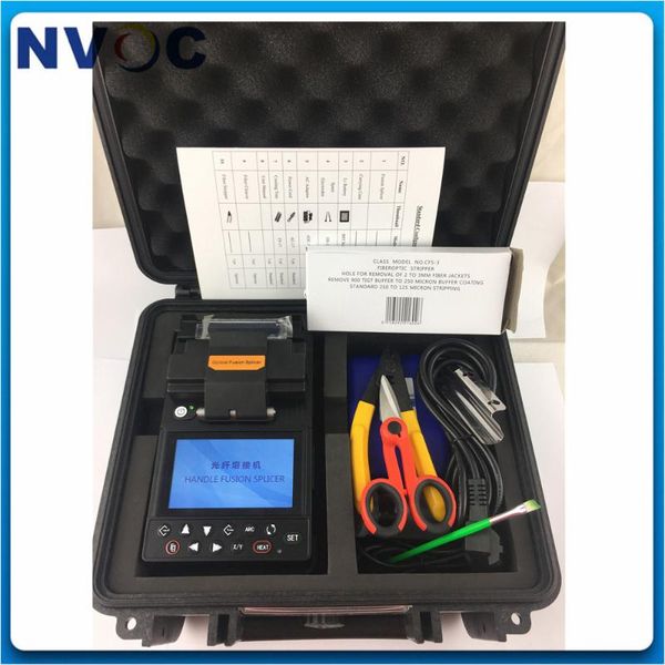 

multi-language ftth 115 handheld fusion splicer fiber optic splicing machine,good quality mini type fusing splice machine