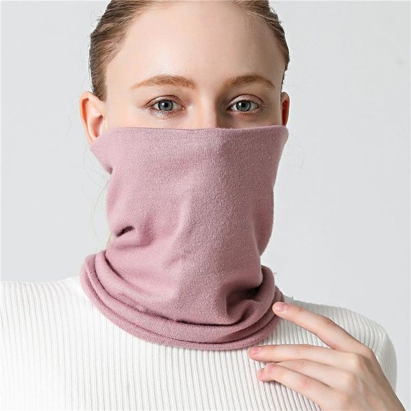 

2020 ring winter neck scarf lady solid cotton-like collar scarves women men warm children bandana snood infinity magic neckscarf, Blue;gray