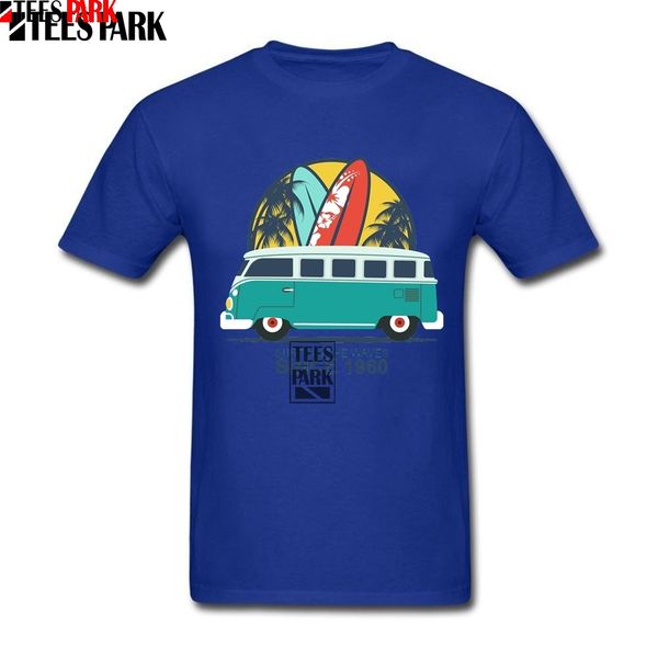 

the waves 1960 summer bus designer male slim fit short sleeve fashion male awesome design sport sweatshirt hoodie t shirt