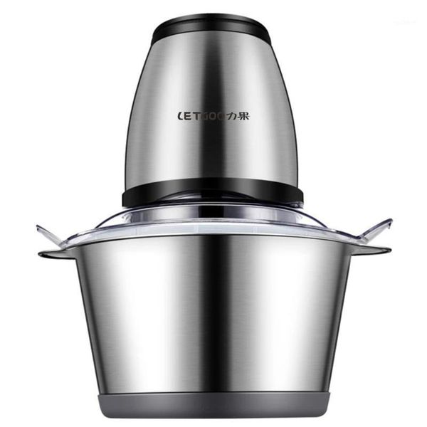 

meat grinders 2l household 304 stainless steel grinder chopper electric pepper garlic crusher equipment1