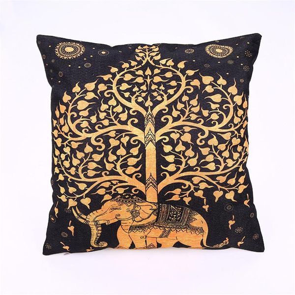 

elephant case cushion linen colorful cotton square pillowcase throw pillow cover home sofa decor 10 n3cl3