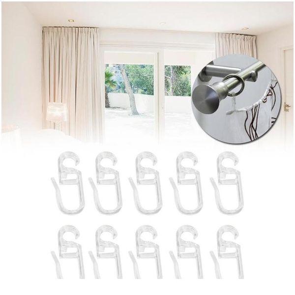 

10pcs curtain hanging ring curtain hook for curtains for windows sliding universal home curtain accessories hang bbyznn