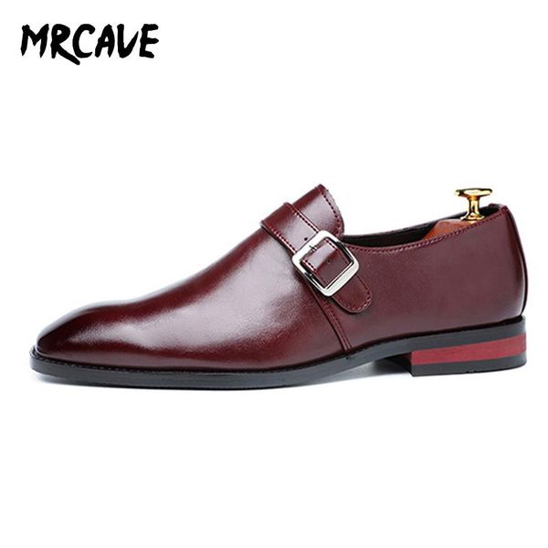 

classic business men's dress shoes fashion elegant formal wedding shoes men slip on office oxford for men black 4.6