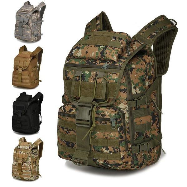 

36l tactical backpack waterproof oxford outdoor camping hunting climbing backpack molle bags mountaineering bag