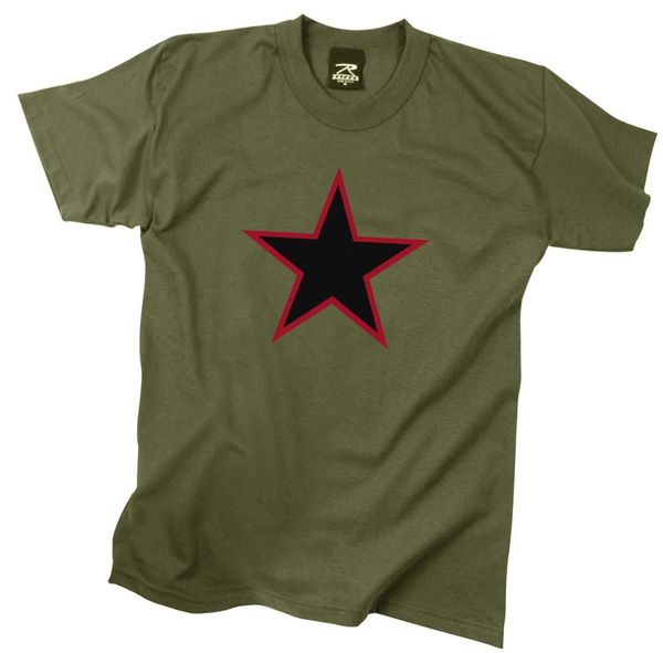 

china red star olive drab summer new fashion slim short sleeve printed fitness screen printing sport hooded sweatshirt hoodie t shirt