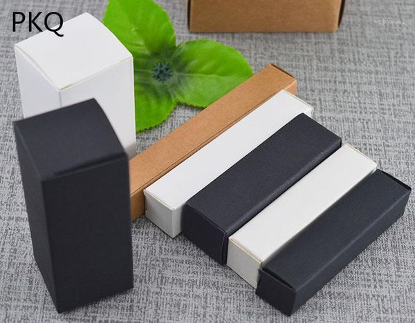 

gift wrap 10pcs lipstick packing box white/black kraft paper boxes cardboard cosmetic small present jewelry 4 sizes1