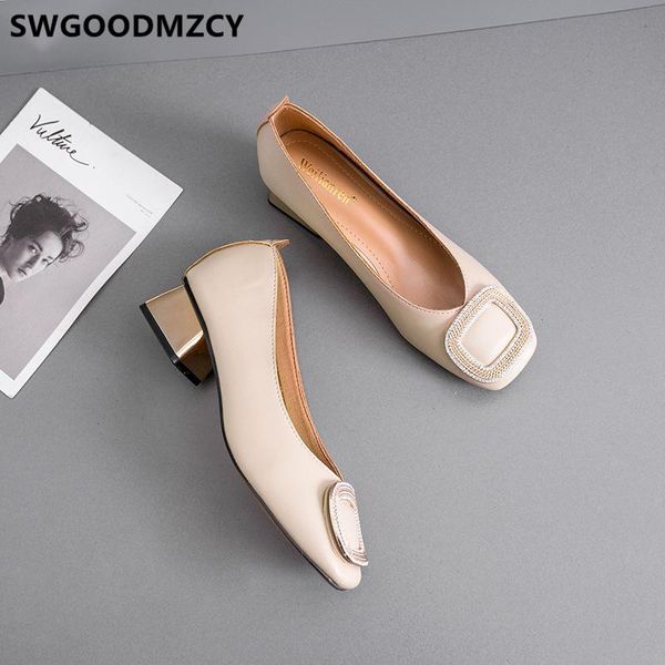 

низкий каблук обувь дизайнерская обувь женщины дорогих 2020 офис женщины моды площади каблука zapatos de tacon elegantes para mujer, Black