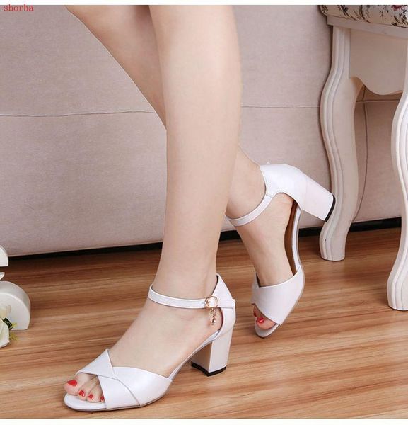 

sandals women shoes high heel summer heels party platform open toe slippers, Black