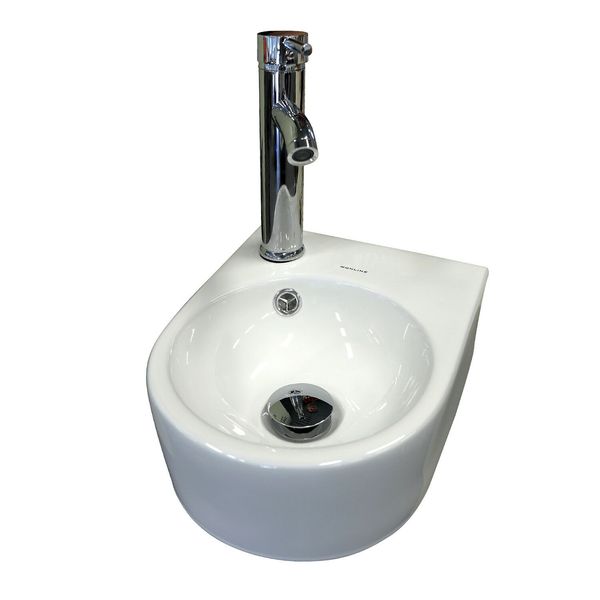 

small wall mount bathroom sink ceramic porcelain toilet bowl lavatory washroom