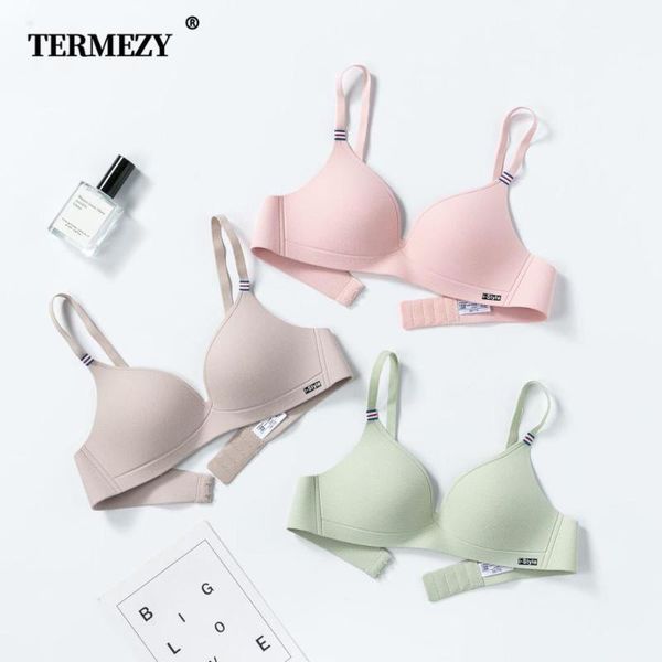 

termezy fashion bras for women push up lingerie seamless bra wire bralette backless intimates female underwear1, Red;black