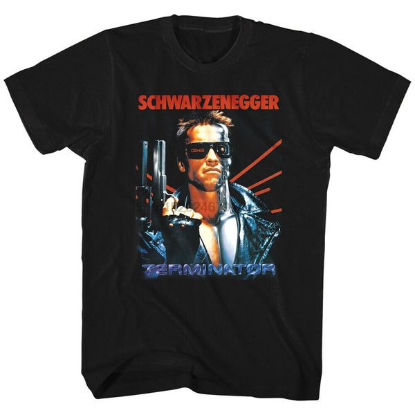 

official terminator schwarzenegger movie poster mens t-shirt sport hooded sweatshirt hoodie