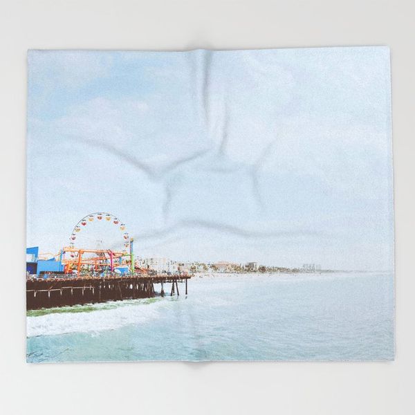 

california coral fleece design blanket ssanta monica california throw blanket sofa throw blanket 150x200 fleece throws for bed