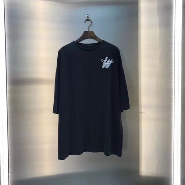 

2021 new onesize we11done t-shirt men women tee oversize we11 done t shirts 8aty, White;black