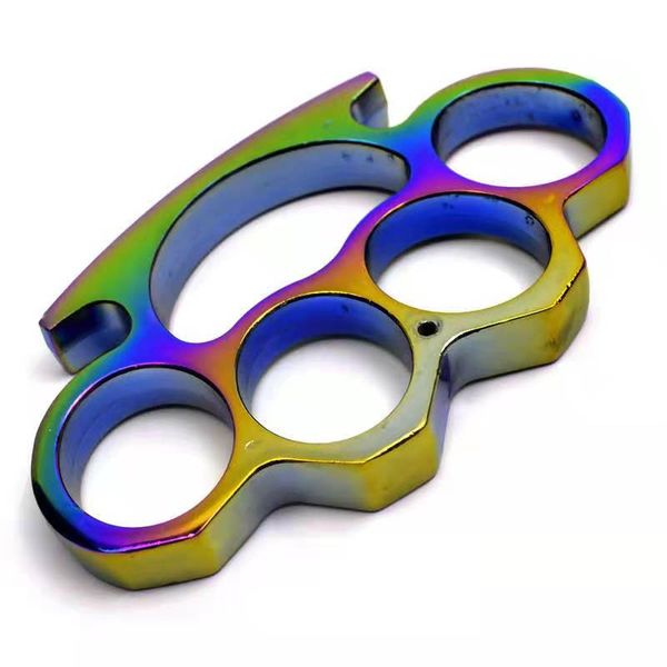 

colorful glass fiber finger tiger four finger self defense weapon iron four finger self defense hand brace zinc alloy self defense equipment