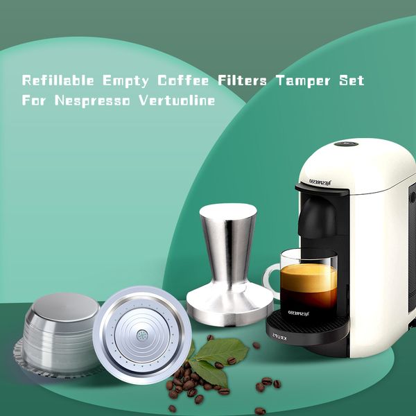 

stianlesssteelreusablebigcup230ml)coffeecapsulefornespressovertuorefillablecoffeecapsulefiltervertuolineviplink1021
