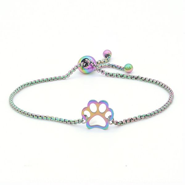 

weixing гальванического braceletaccessories собаки красочных титана стали braceletclaw браслета женщин-аксессуаров из нержавеющей стали регу, Golden;silver
