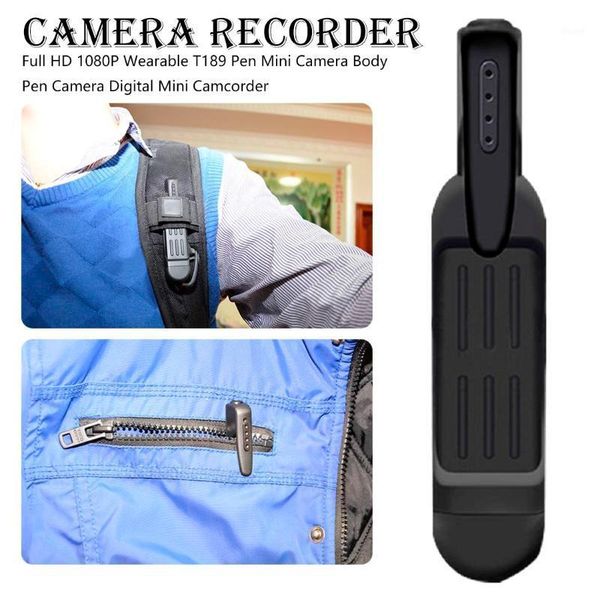 

mini camera t189 full hd 1080p secret camera wearable small pen mini dvr digital dv support 32gb card tv out1