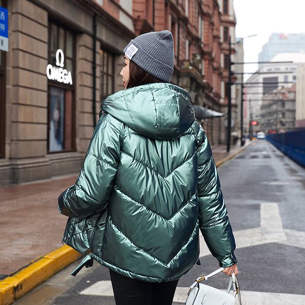 

2020 new winter parkas hooded coat women fashion jackets winter warm woman clothing casual jacketx1016, Black;brown