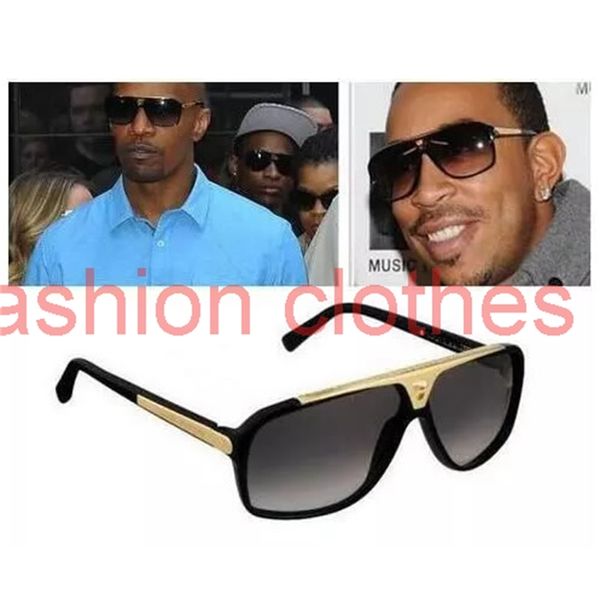 

1pcs brand sun glasses evidence sunglasses designer glasses eyewear mens womens polished black sunglasses come with box case, White;black