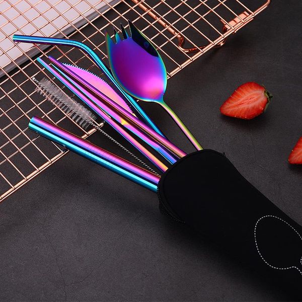 

reusable metal drinking straw stainless steel and table cutlery sturdy bent straight drinks straws with cleaner brush bar wmtoft mywjqq