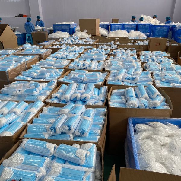 

3ply personal mask protective equipment disposable face mask protector facial masker face