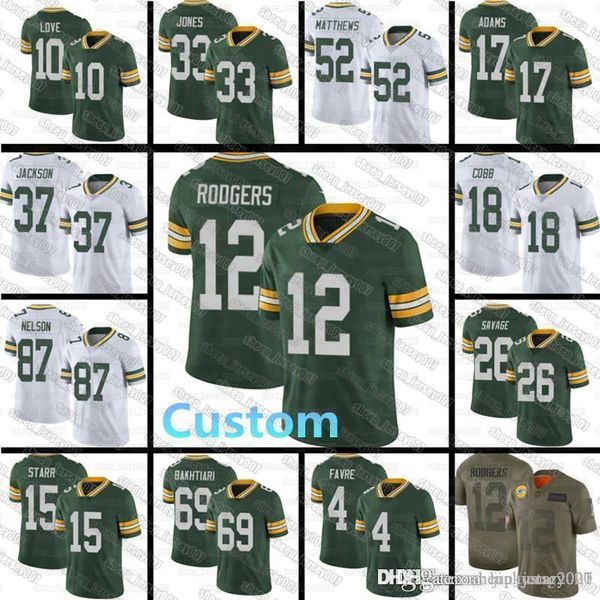 

green bays packers men #81 josiah deguara 12 aaron rodgers jor dan love darnell savage 17 davante adams youth nfl custom jersey, Black;red