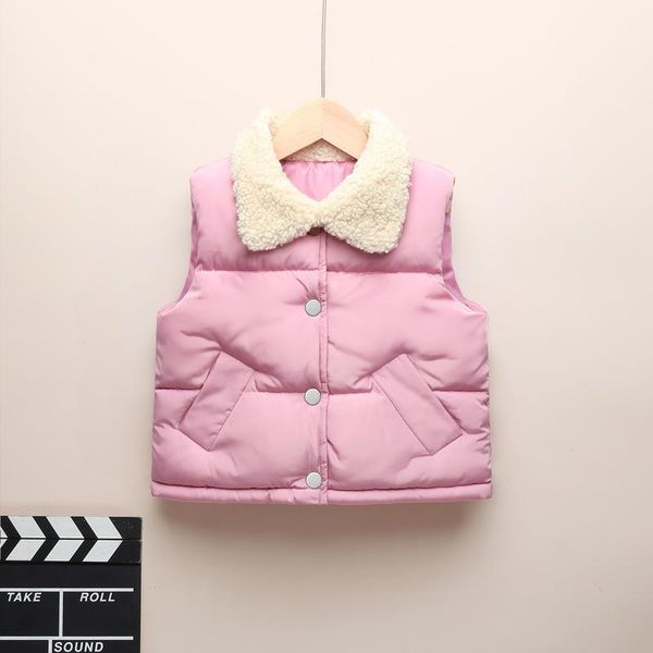 

new autumn winter children's sleeveless cotton vest baby boys girls vest lapel coat thickened warm, Camo