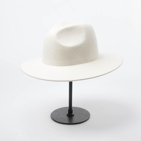 

2020 падение 100% шерсть модные высокого качества белого войлока канотье fedora hat, Blue;gray